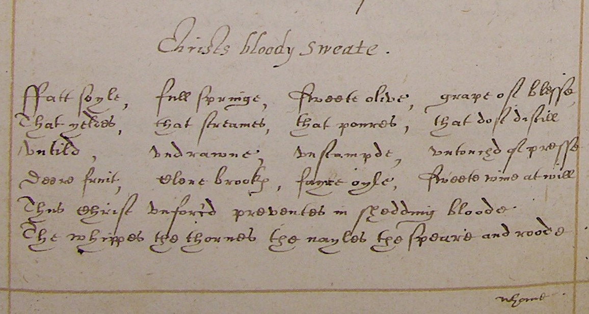 St Robert Southwell SJ Jesuit Collections